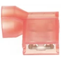 TE Connectivity Ultra-Fast .250 Red Insulated Female Spade Connector, Crimp, 6.35 x 0.81 mm Tab Size 22 AWG to 18 2-520856-2