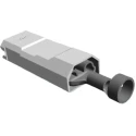 TE Connectivity Ultra-Pod Natural Insulated Female Spade Connector Crimp 6.35 x 0.81 mm Tab Size 14 AWG to 10 AWG 520974-2
