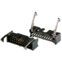 TE Connectivity AMP-LATCH Series Straight Through Hole PCB Header, 20 Contacts, 2.54 mm Pitch, 2 Row, Shrouded 1761606-7