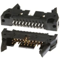 TE Connectivity AMP-LATCH Series Straight Through Hole PCB Header, 20 Contact(s), 2.54 mm Pitch, 2 Row, Shrouded 5102321-4