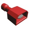 TE Connectivity Ultra-Fast .187 Red Insulated Male Spade Connector Crimp 4.75 x 0.51 mm Tab Size 22 AWG to 18 AWG 2-521102-2