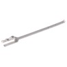 TE Connectivity SIL Lead Frame 2.54 mm Pitch, Phosphor Bronze Contact Material, Tin Plating, Clip Style SIL, Frame 1544425-2