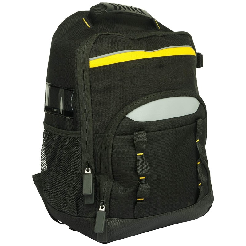 pahal-heavy-duty-fabric-tool-bag-back-pack-yellow-black-for-electrician-technician-service-engineer-61160-1