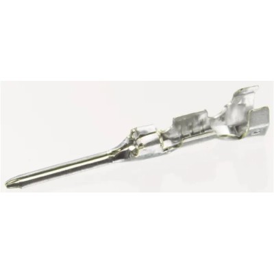 TE Connectivity MULTILOCK 025 Series Male Crimp Terminal 4A Current Tin Plated Copper Alloy 21.3mm 20 AWG to 24 AWG 1376607-1