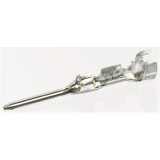 TE Connectivity MULTILOCK 025 Series Male Crimp Terminal 20 AWG Min, 24 AWG Max, Tin Plating, Copper Alloy Contact 1376607-1