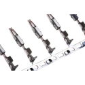 TE Connectivity Micro Timer II Series Female Crimp Terminal, 17 AWG Min Crimp, 20 AWG Max, 10A Current, 22.4mm 964263-2