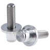 Glenair Tin Coated Stainless Steel Earth Bonding, 28 mm Rivet Length x 4 mm Maximum Thickness 80926-01