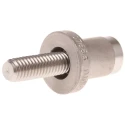 Glenair Nickel Stainless Steel Earth Bonding Rivet 16 mm Length 4 mm Max Thickness 80977-01
