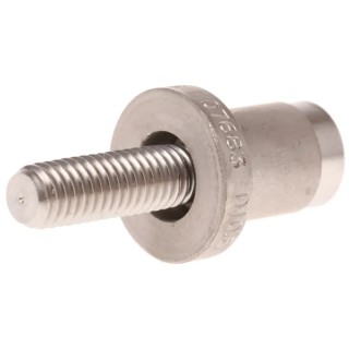 Glenair Nickel Stainless Steel Earth Bonding Rivet 16 mm Length 4 mm Max Thickness 80977-01