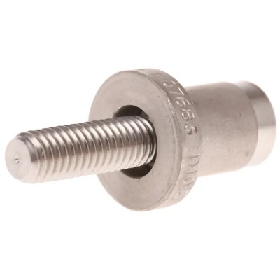 Glenair Nickel Stainless Steel Earth Bonding Rivet 16 mm Length 4 mm Max Thickness 80977-01