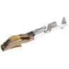 TE Connectivity Twin Leaf Series Female Crimp Terminal, 24 AWG Min Crimp, 20 AWG Max, Gold Plated Phosphor Bronze 5-583853-3