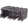 TE Connectivity AMPMODU MOD II Series Right Angle Through Hole PCB Header, 4 Contact(s), 2.54 mm Pitch, 1 Row 5-102203-1