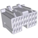 TE Connectivity MULTILOCK 040 II Male Connector Housing 2.5 mm Pitch 24 Way 3 Row Straight 316371-1