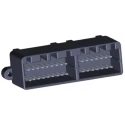 TE Connectivity MULTILOCK 040 II Series Straight Through Hole PCB Socket, 36-Contact, 2 Row, 2.5 mm Pitch, 12V 175977-2
