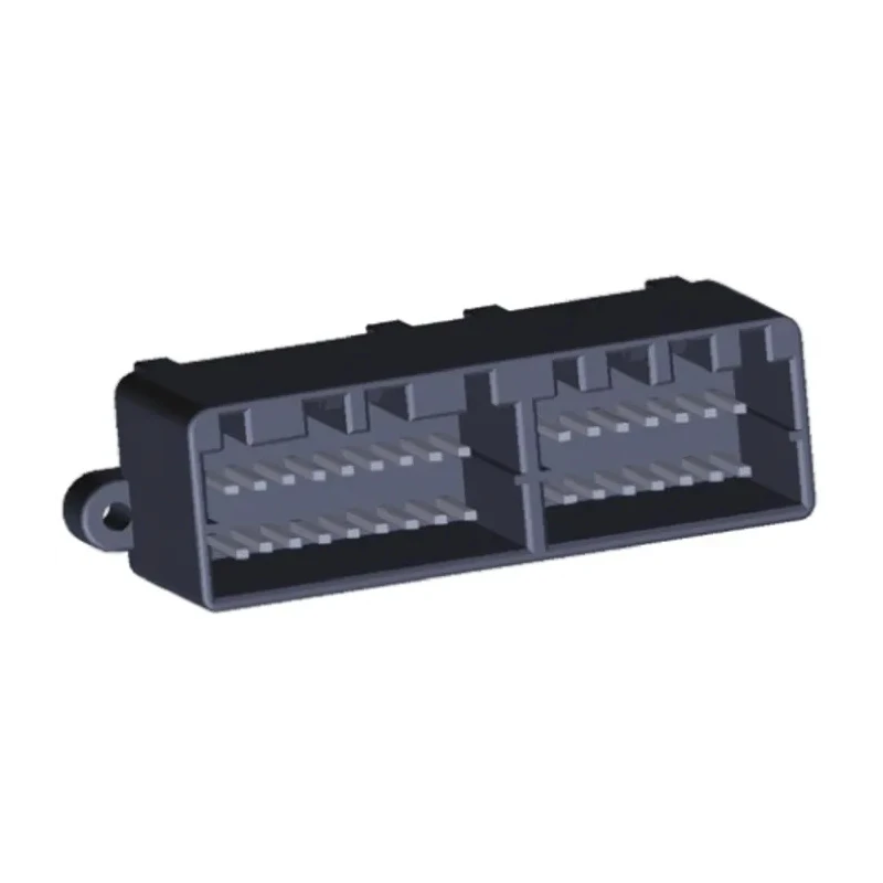 TE Connectivity MULTILOCK 040 II Series Straight Through Hole PCB Socket 36-Contact 2 Row 2.5 mm Pitch Solder 175977-2