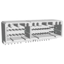 TE Connectivity MULTILOCK 040/070 Automotive Connector Female White Through Hole 34 Way Solder Termination 175444-1