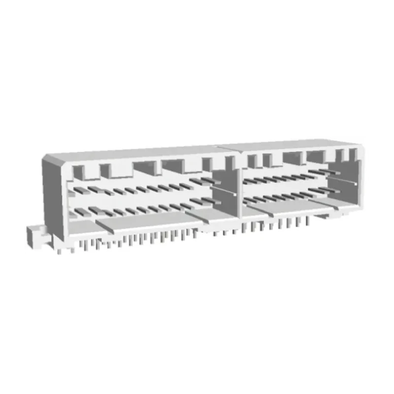 TE Connectivity MULTILOCK 040/070 Female Connector Housing, 3.5 mm Pitch, 48 Way, 2 Row Right Angle 174917-1