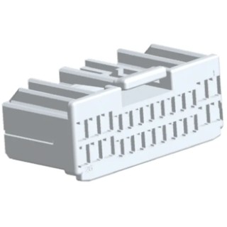 TE Connectivity Multilock Hybrid Automotive Connector Male White Cable 26 Way Crimp Termination 917992-1