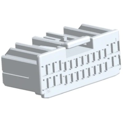 TE Connectivity Multilock Hybrid Automotive Connector Male White Cable 26 Way Crimp Termination 917992-1