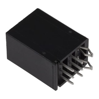 TE Connectivity Dynamic 2000 Series Straight Through Hole PCB Header, 6 Contacts, 2.5 mm Pitch, 2 Row, Shrouded 1318124-1