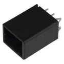 TE Connectivity Dynamic 2000 Series Straight Through Hole PCB Header, 6 Contacts, 2.5 mm Pitch, 2 Row, Shrouded 1318124-1