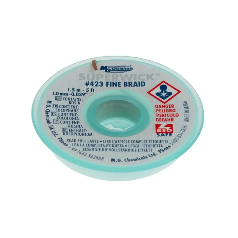 Super Wick De-Soldering Braid Width 1mm Length 1.5m 423