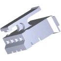 TE Connectivity HPI Female Connector Housing 2 mm Pitch 4 Way 1 Row Straight 1735447-4
