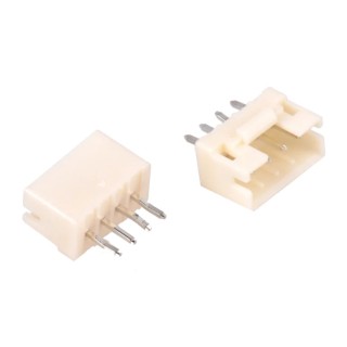 TE Connectivity HPI Series Straight Through Hole PCB Header, 4 Contacts, 2 mm Pitch, 1 Row, Shrouded 1735446-4