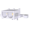 TE Connectivity Universal MATE-N-LOK Series Right Angle Through Hole PCB Header 2 Contact 6.35 mm Pitch 1 Row 3-350942-0