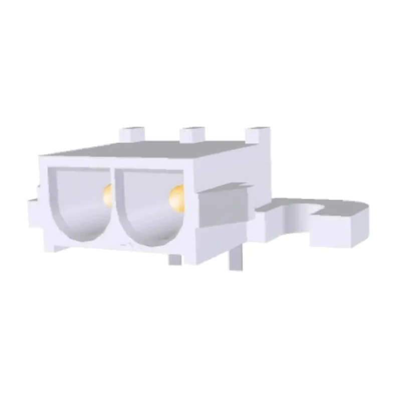 TE Connectivity Universal MATE-N-LOK Series Right Angle Through Hole PCB Header, 2 Contacts, 6.35 mm Pitch, 1 3-350942-0