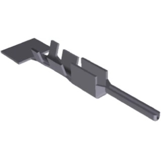 TE Connectivity Micro MATE-N-LOK Series Male Crimp Terminal 5A Current Gold Plated Brass Contact 1-794608-2