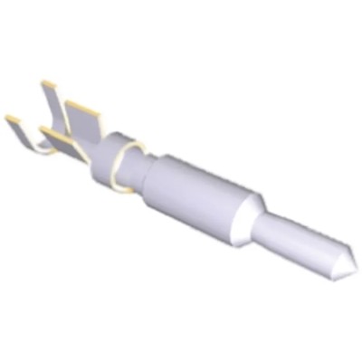 TE Connectivity Universal MATE-N-LOK Series Male Crimp Terminal 19A Current 24–18 AWG Wire Size 22.23mm Length 350561-3