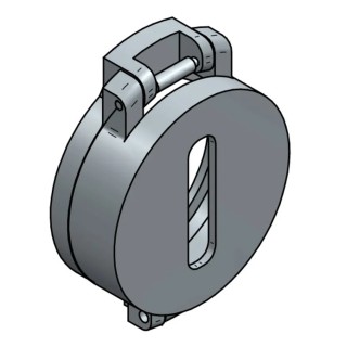 EAO Push Button Flip Guard for Selector Switch with Short Lever EUK-704.925.4