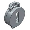EAO Push Button Flip Guard for Selector Switch with Short Lever EUK-704.925.4