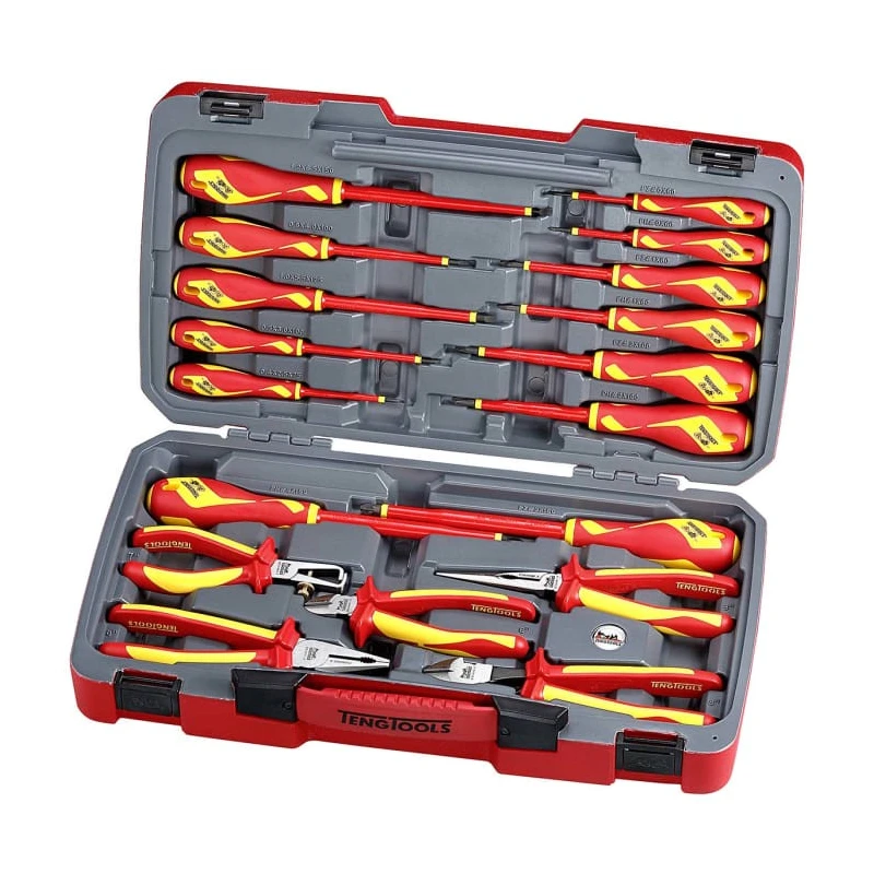 Teng Tools 18 Piece Automotive Tool Kit with Case TV18N