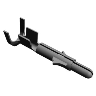 TE Connectivity Universal MATE-N-LOK Series Male Crimp Terminal 18 AWG Min Crimp 14 AWG Max 350873-1