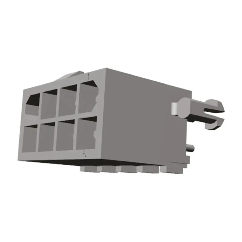 TE Connectivity Mini-Universal MATE-N-LOK Series Straight Through Hole PCB Header, 8 Contact(s), 4.14 mm Pitch, 2 1-794073-1