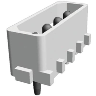 TE Connectivity Commercial MATE-N-LOK Series Straight Through Hole PCB Header 4 Contacts 5.08 mm Pitch 1 Row 1586515-2