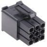 TE Connectivity Mini-Universal MATE-N-LOK Male Connector Housing 4.2 mm Pitch 9 Way 3 Row Straight 1-172169-9