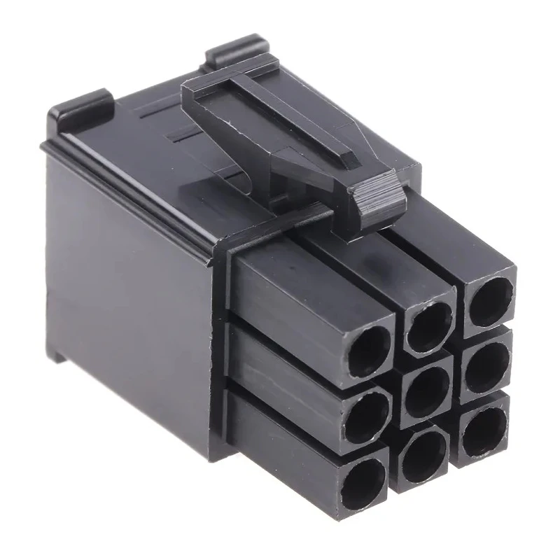 TE Connectivity Mini-Universal MATE-N-LOK Male Connector Housing 4.2 mm Pitch 9 Way 3 Row Straight 1-172169-9