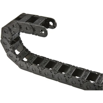 Igus Cable Trunking 54 mm Width x 35 mm Depth, 1 m Length, Black, Igumid GLW, Flame Retardant, Self-Extinguishing W54mm