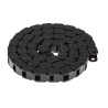 Igus Cable Trunking Black W16.5mm x D15 mm x L1 m, 18 mm Minimum Bend Radius, Flame Retardant Igumid GLW Series 06.10.018.0