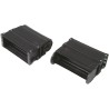 Igus Polymer Metal Cable Trunking Accessory Cable Chain Mounting Bracket Black 185mm Height 78mm Width 1680.150.12