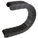 Igus Cable Trunking R167 Black, W118mm x D64mm, L1m, 200mm Min. Bend Radius, Igumid GLW 