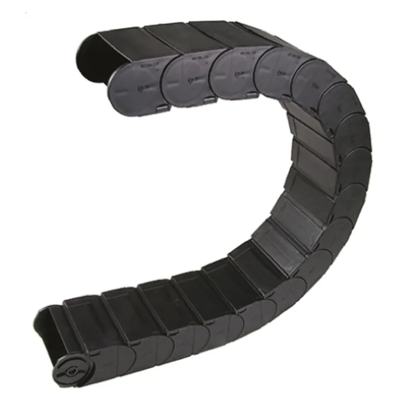 Igus Cable Trunking R167 Black, W118mm x D64mm, L1m, 200mm Min. Bend Radius, Igumid GLW 