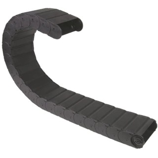 Igus Black Cable Trunking e-chain W100mm x D40mm x L1m, 150mm Minimum Bend Radius, Igumid G Material, Model W100mm