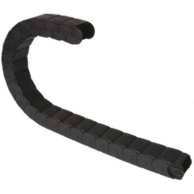 Igus Cable Trunking Black Igumid GLW, 66mm Width x 50mm Depth, 1m Length, 100 mm Minimum Bend Radius, Integrated W66mm