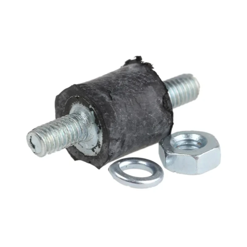 FIBET M3 x 6 mm Anti-Vibration Mount Male to Male Bobbin Natural Rubber 4.8 daN Compression 45 IRHD 20 mm Height 0808VV06-45