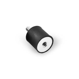 FIBET M4 x 10 mm Anti-Vibration Mount Male to Female Bobbin with 11.7 daN Compression, 10 mm OD, 8 mm H 1008VD10-60