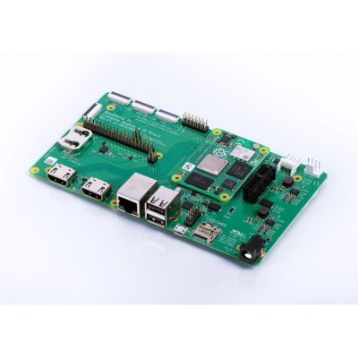 Raspberry Pi Compute Module 4 IO Board with PCIe Gen 2 x1 Socket and HDMI 2.0 Connectors SC0326